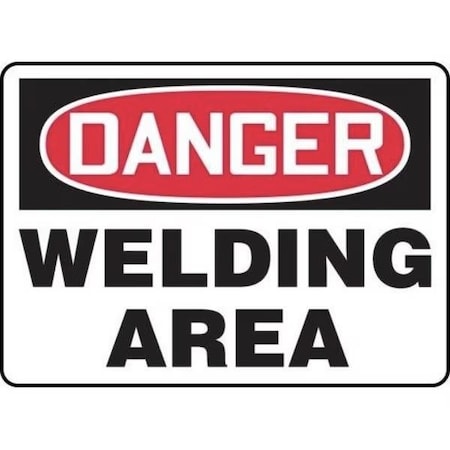 Accuform OSHA DANGER Safety Sign WELDING MWLD011VS MWLD011VS